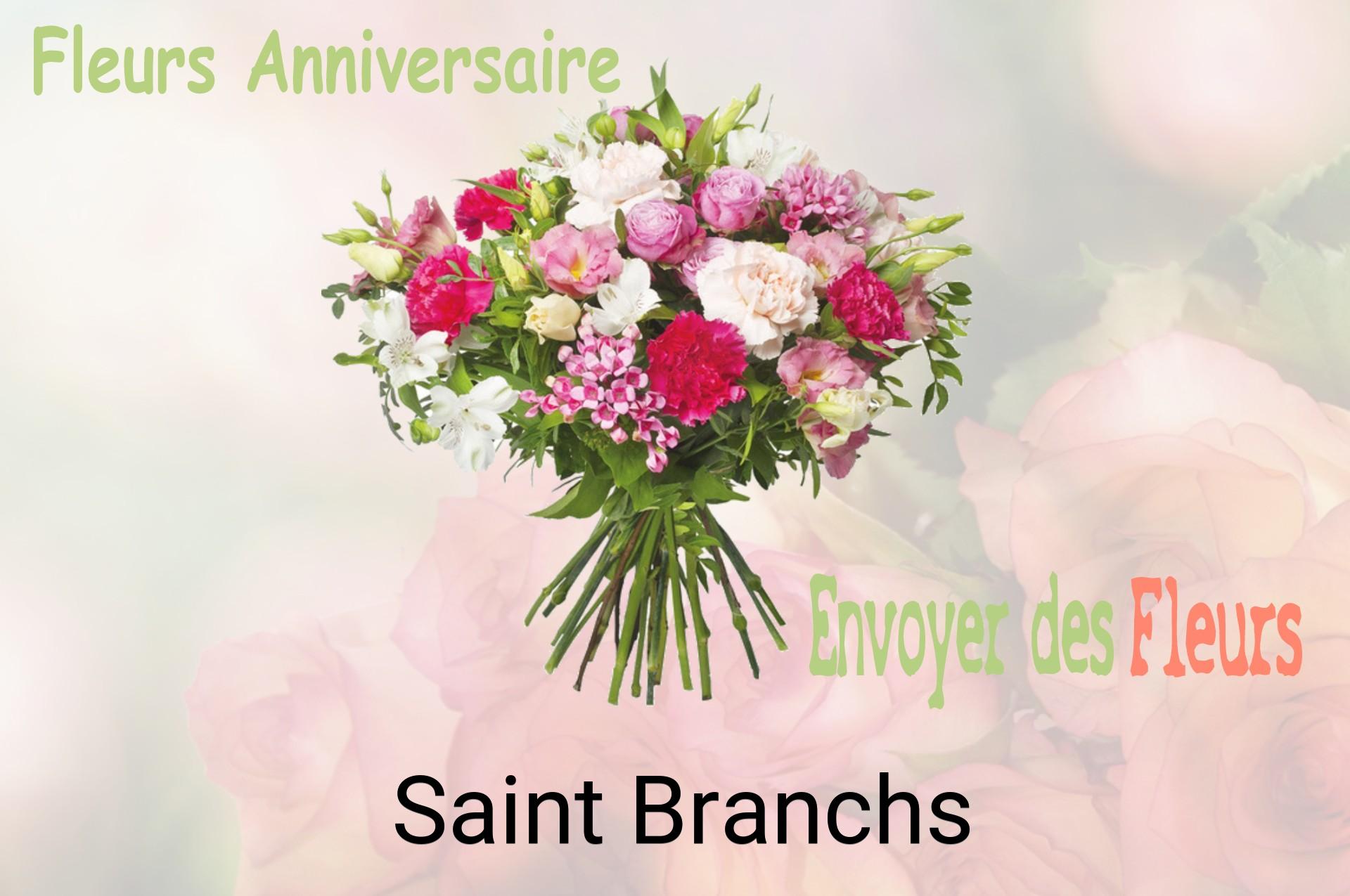 Bouquet de fleurs d’anniversaire livré à Saint-Branchs