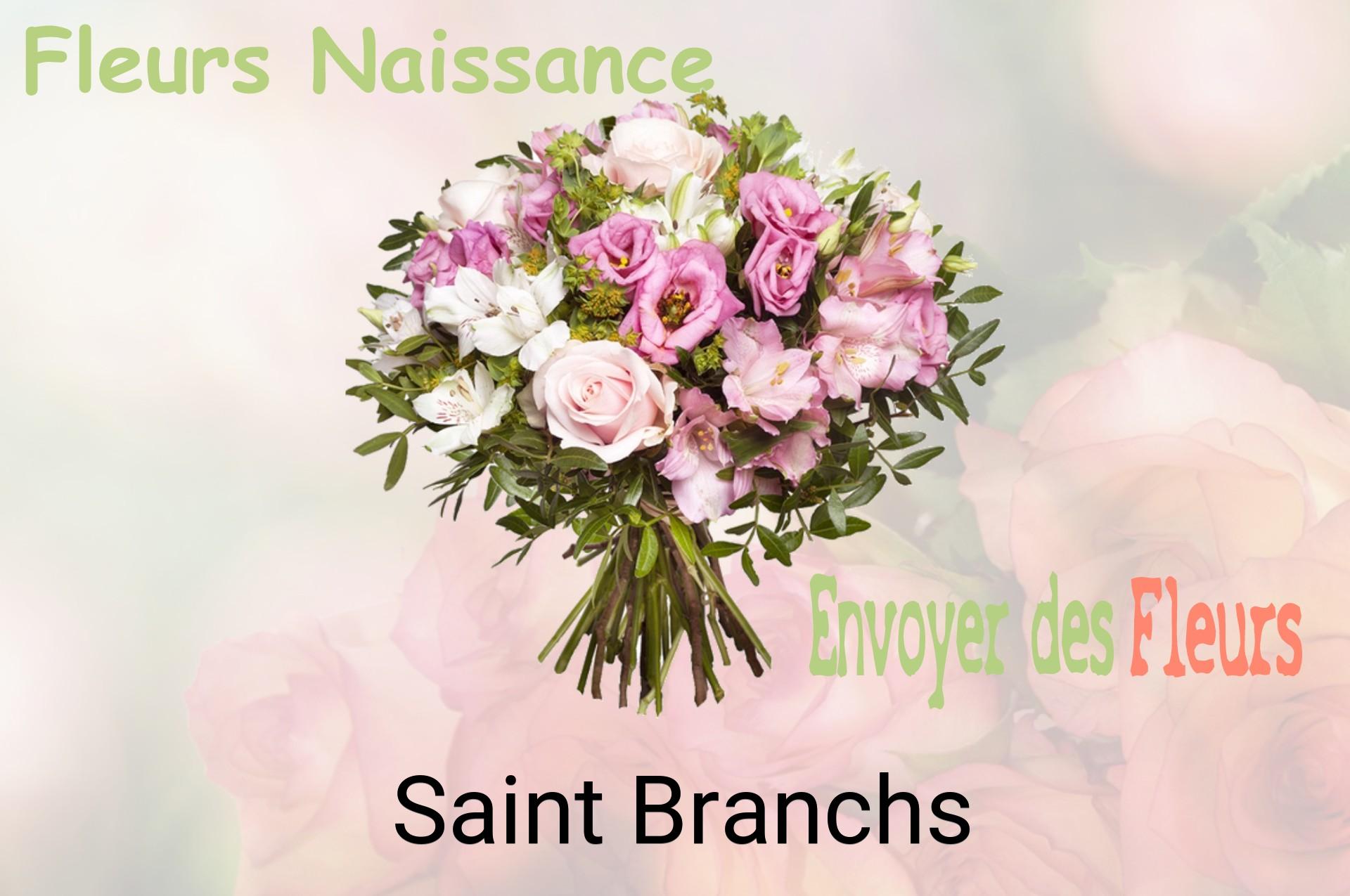 Bouquet de fleurs de naissance livré à Saint-Branchs